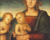 彼得罗 贝鲁吉诺 : Madonna with Child and Little St John